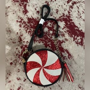 NEW Betsey Johnson Candy Cane Purse